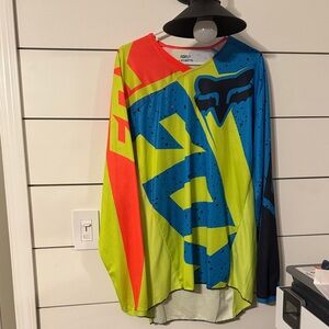 Fox Kids Neon Blue and Yellow Jersey